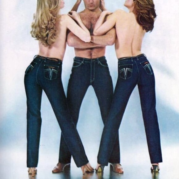 ✨ RARE VINTAGE Y2K SERGIO VALENTE Straight Leg Jeans 28x32.5" Tall Denim Western - Picture 1 of 12